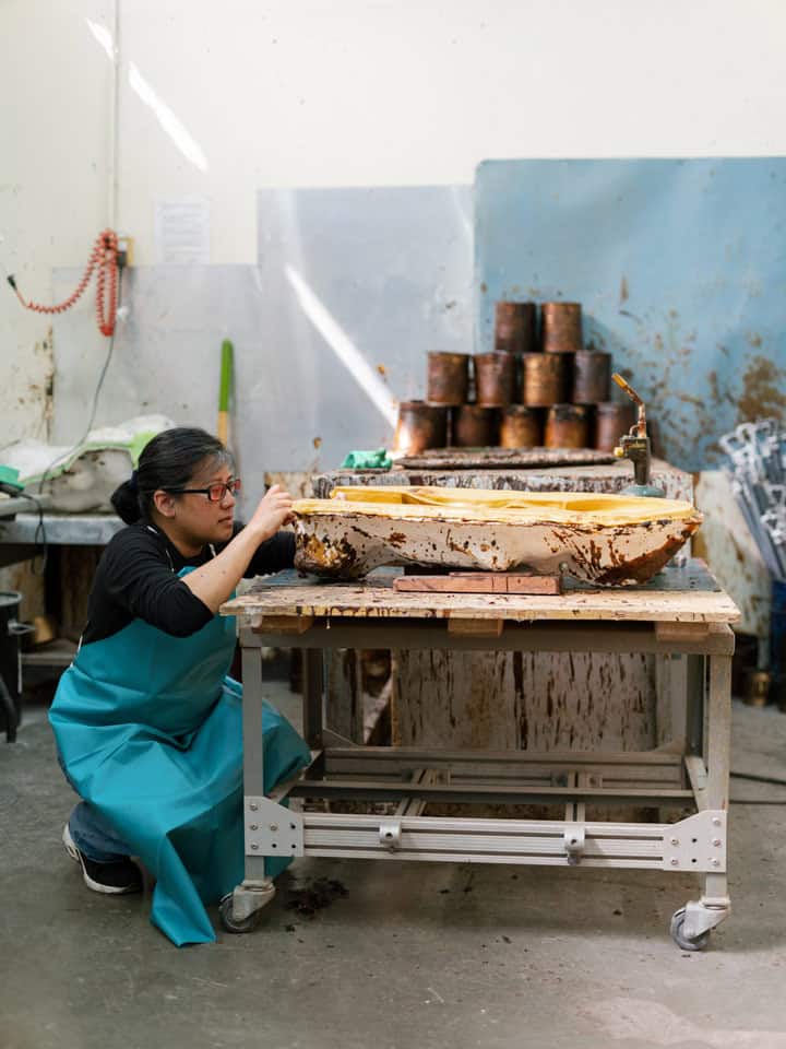 Wax mold making process for bronze statue casting